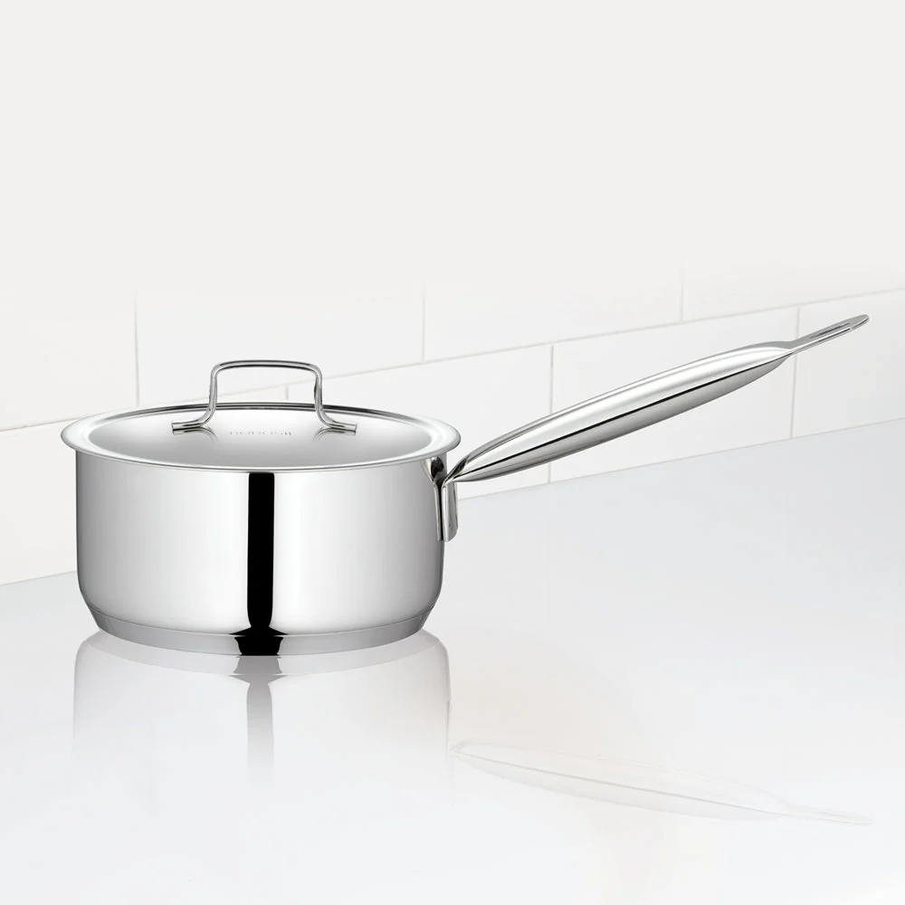 Cookfresh Stainless Steel Saucepan with Lid - Image 3