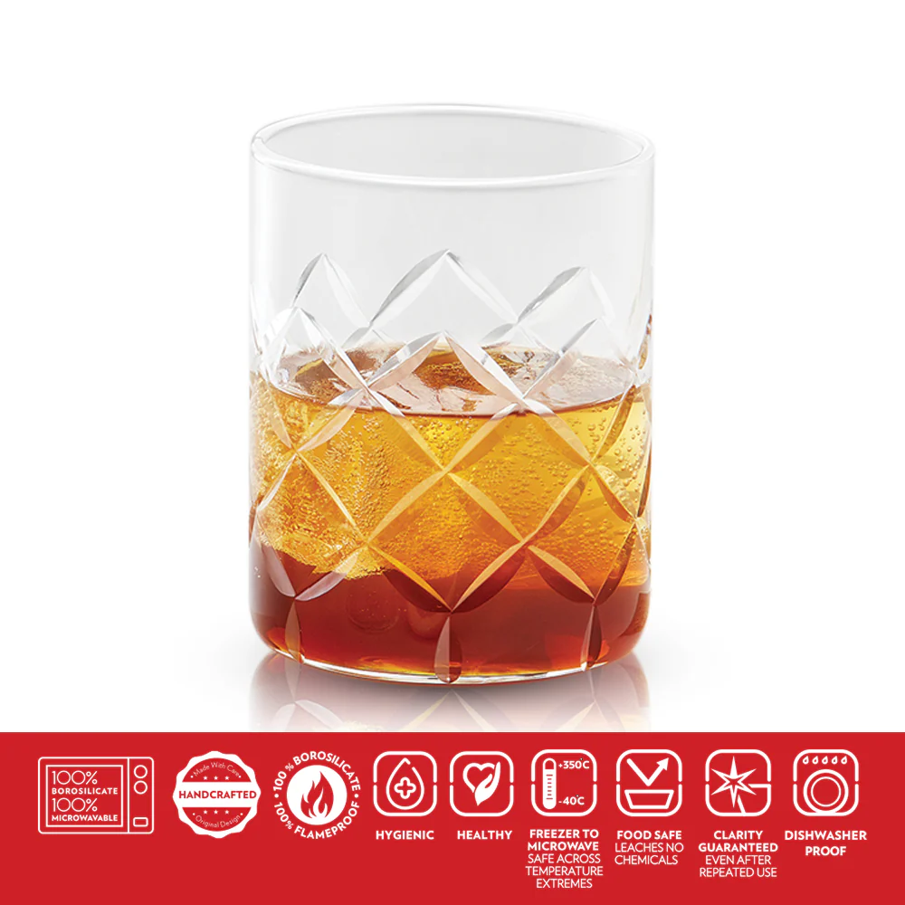 Borosil Crown Whiskey Glass - Image 7