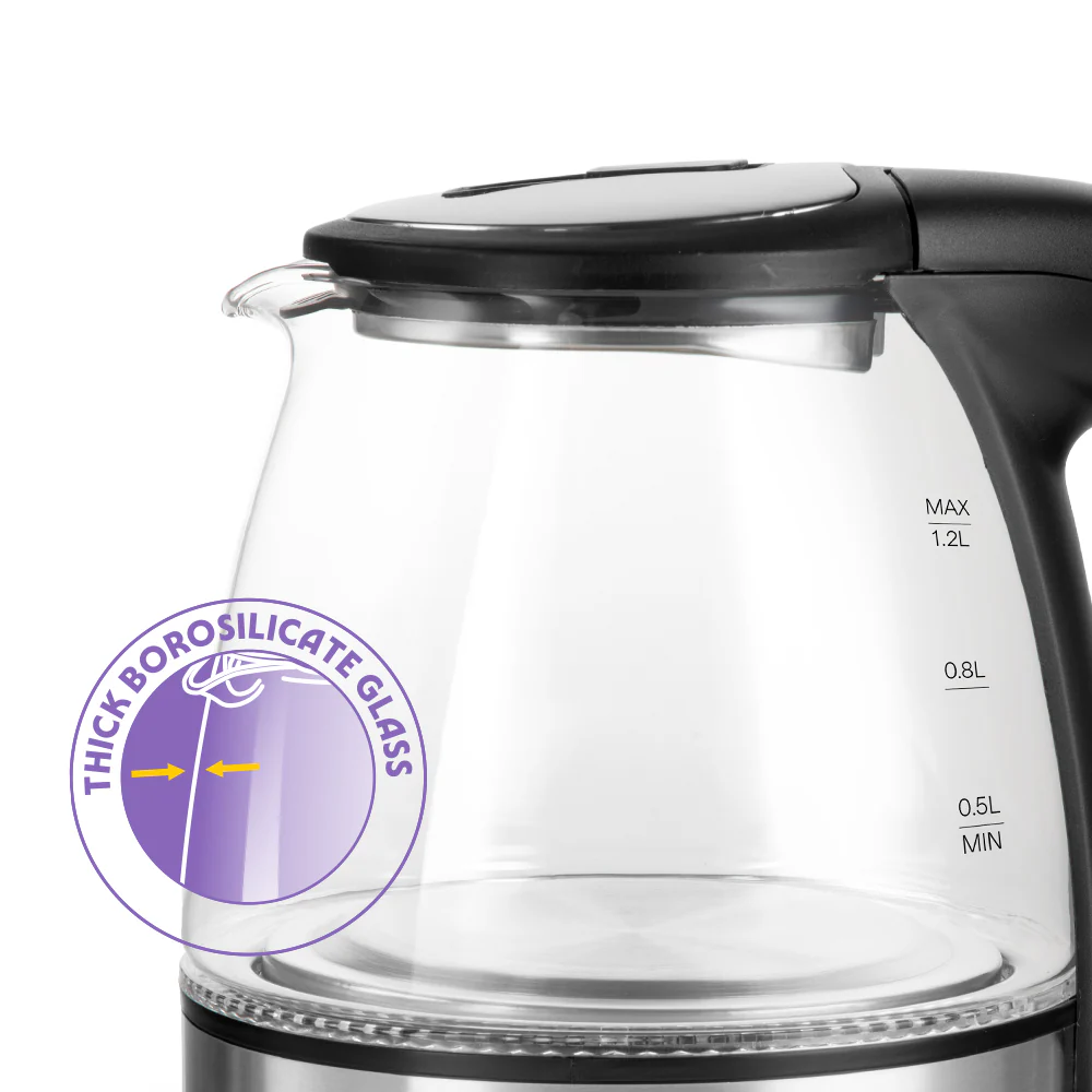 Crystal Electric Glass Kettle - Image 2
