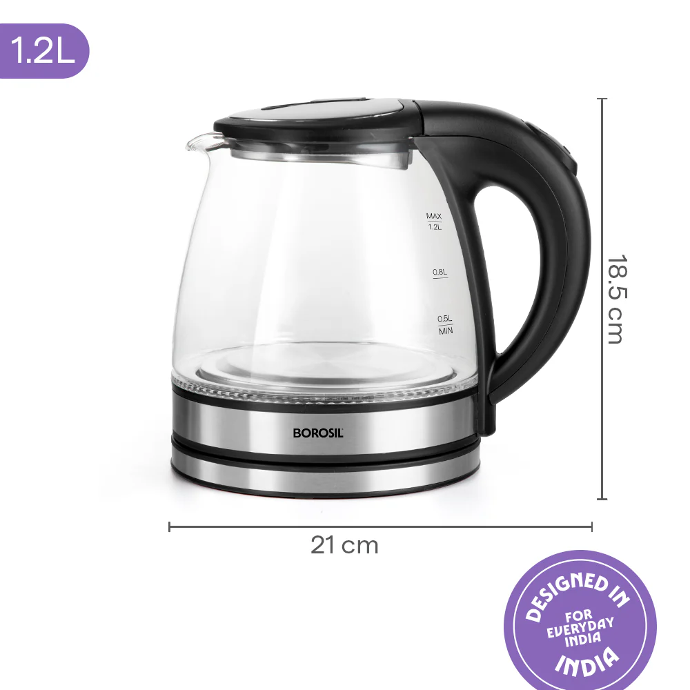 Crystal Electric Glass Kettle - Image 3