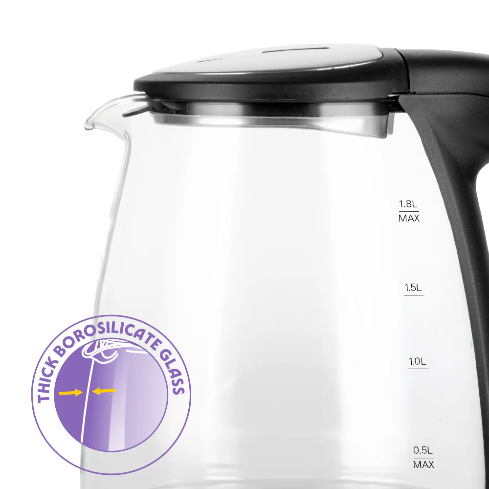 Crystal Electric Glass Kettle - Image 2