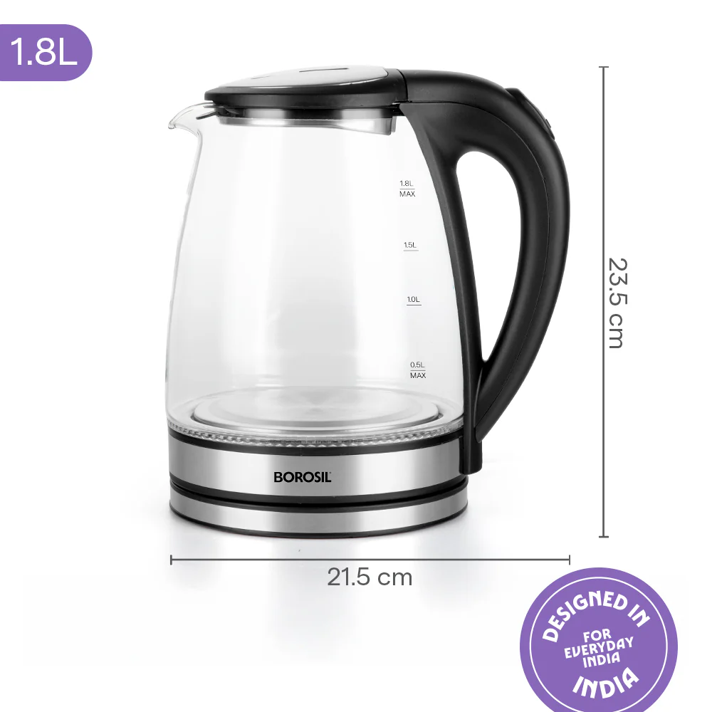 Crystal Electric Glass Kettle - Image 3
