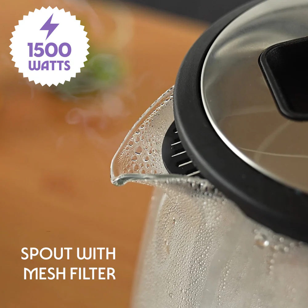 Crystal Electric Glass Kettle - Image 6