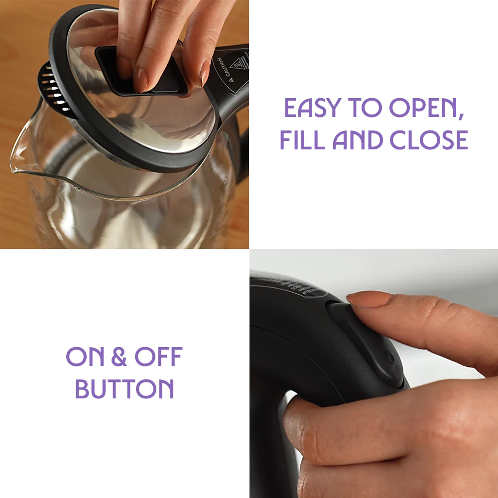 Crystal Electric Glass Kettle - Image 8
