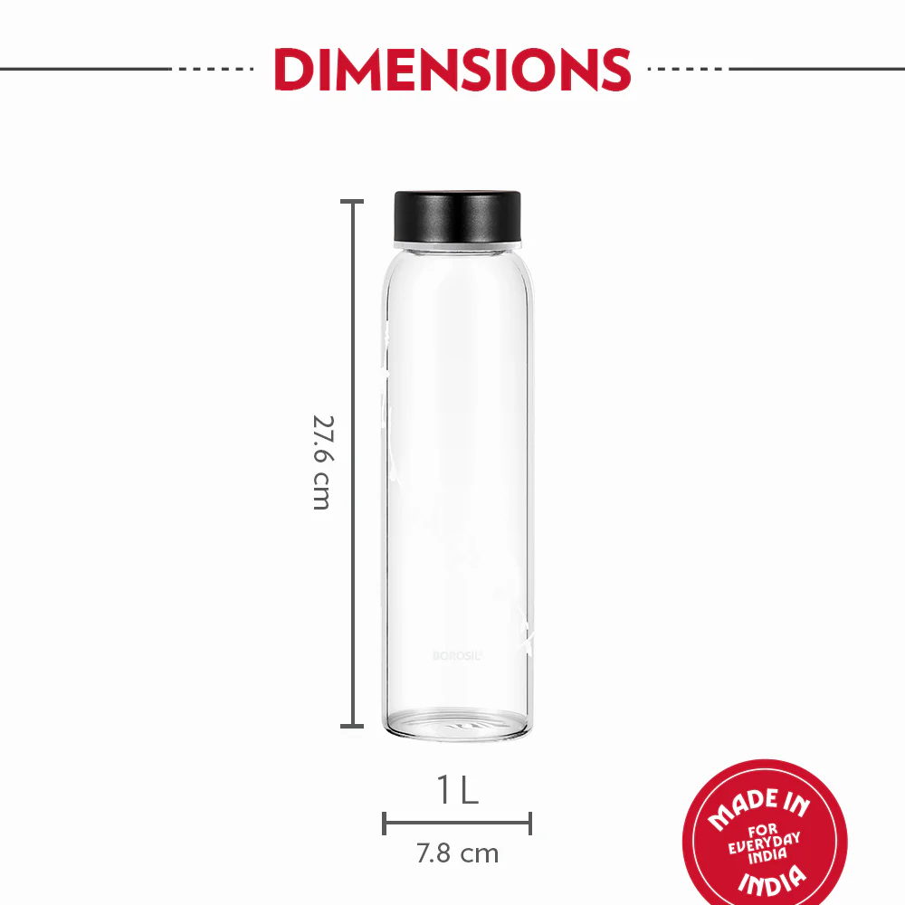 Crysto White Krip Glass Bottle - Image 3