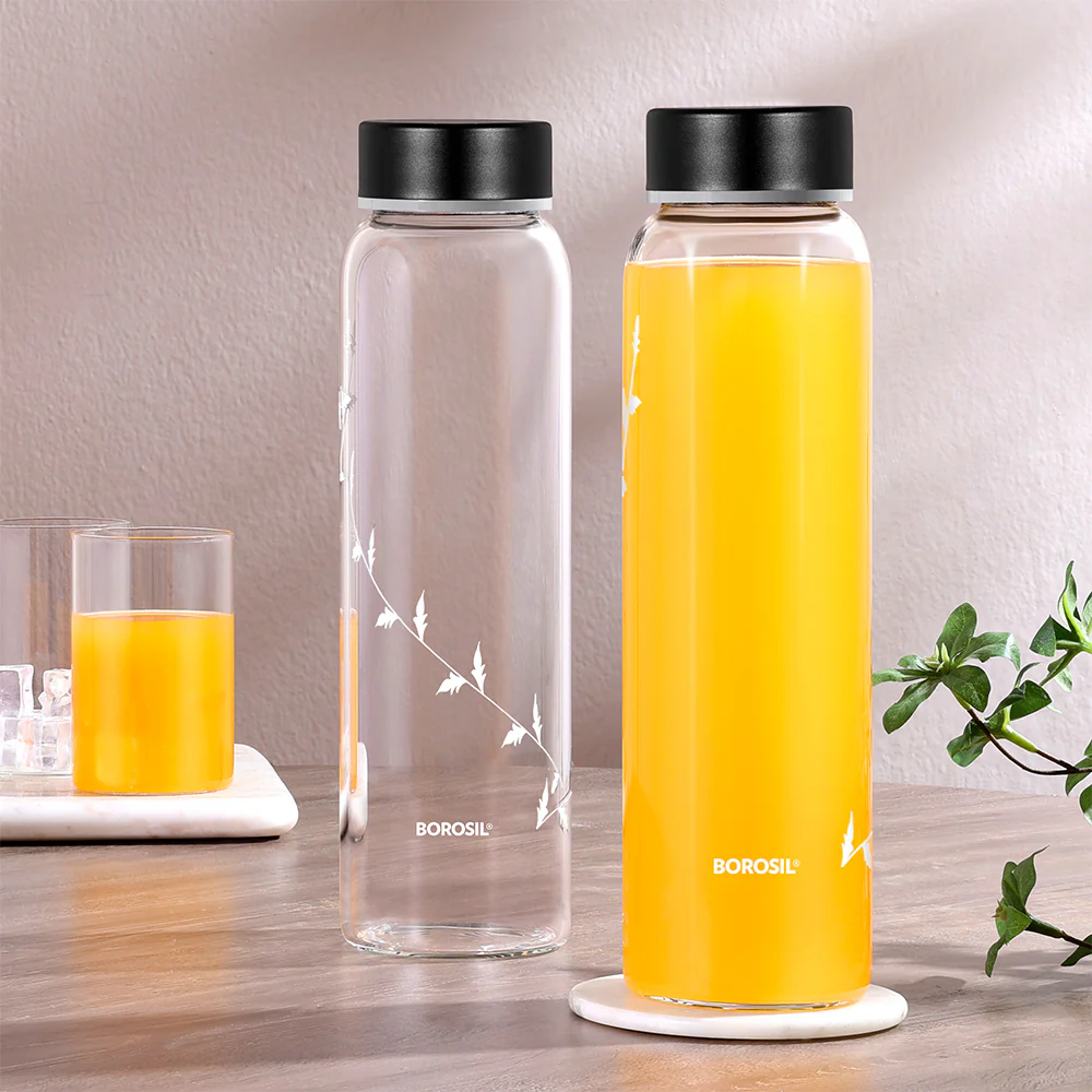 Crysto White Krip Glass Bottle - Image 9