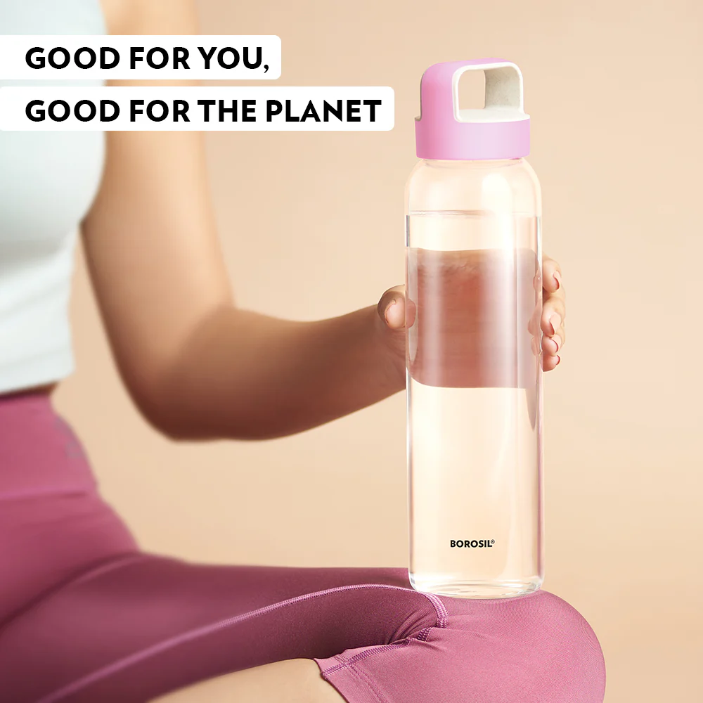 Personalised Crysto Wide Mouth Clear Glass Bottle - Image 8