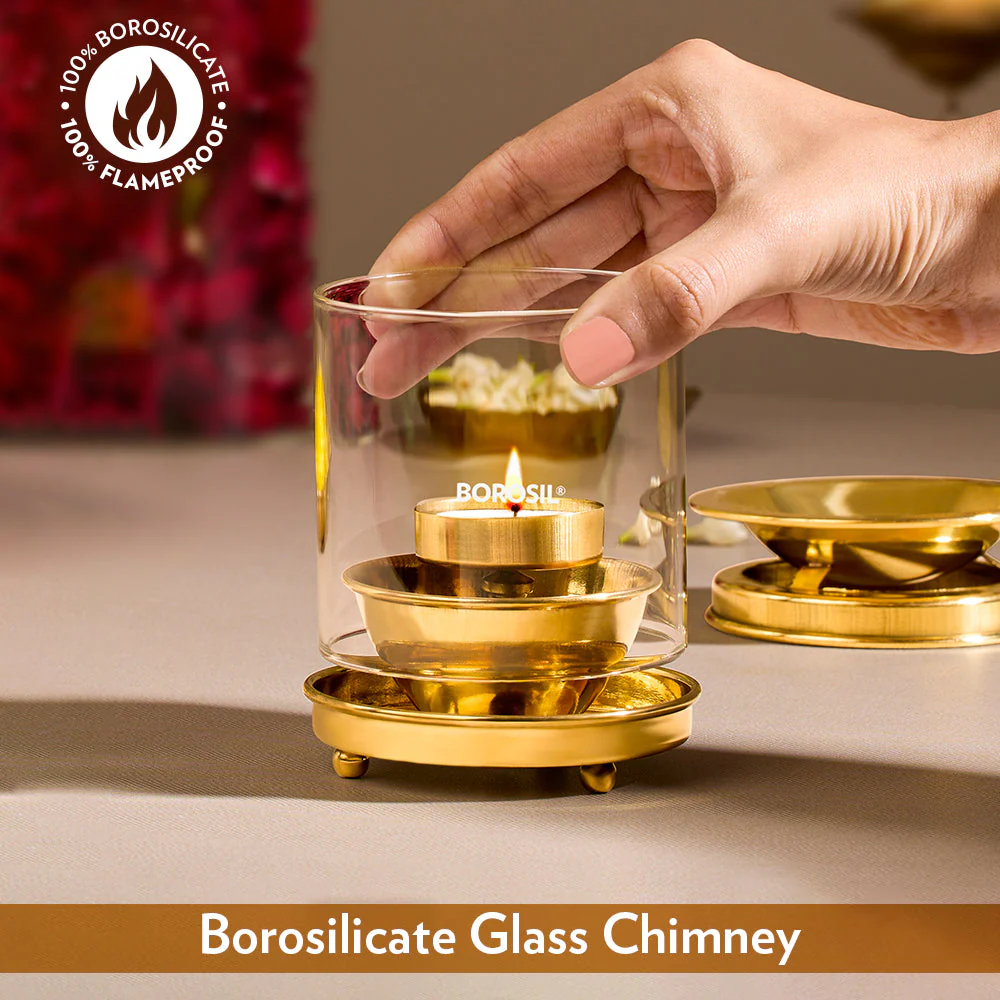 Borosil Brass Diffuser, Medium - Image 5