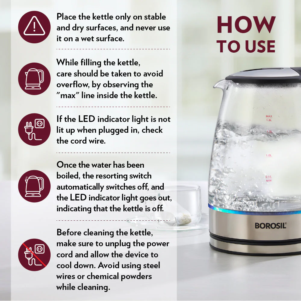 Electric Glass Kettle - Image 11
