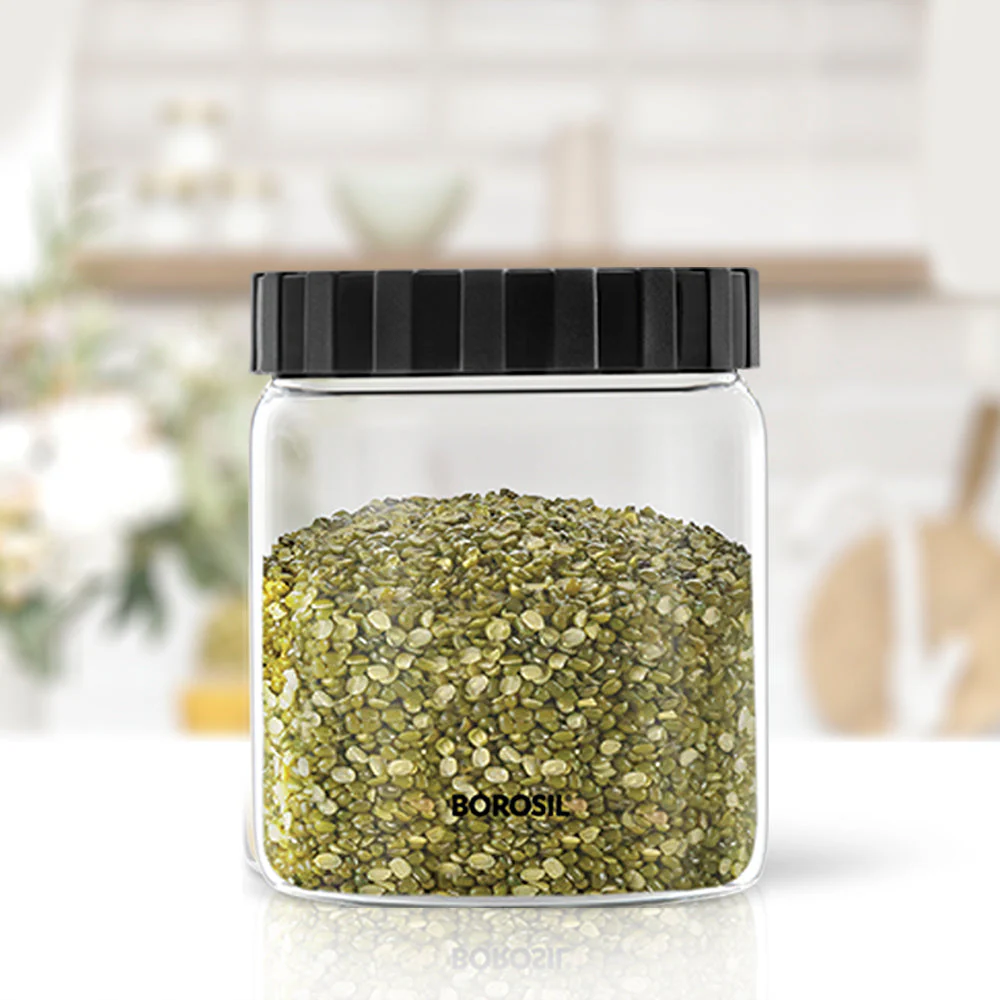 Endura Airtight Glass Jar with Black Lid - Image 11