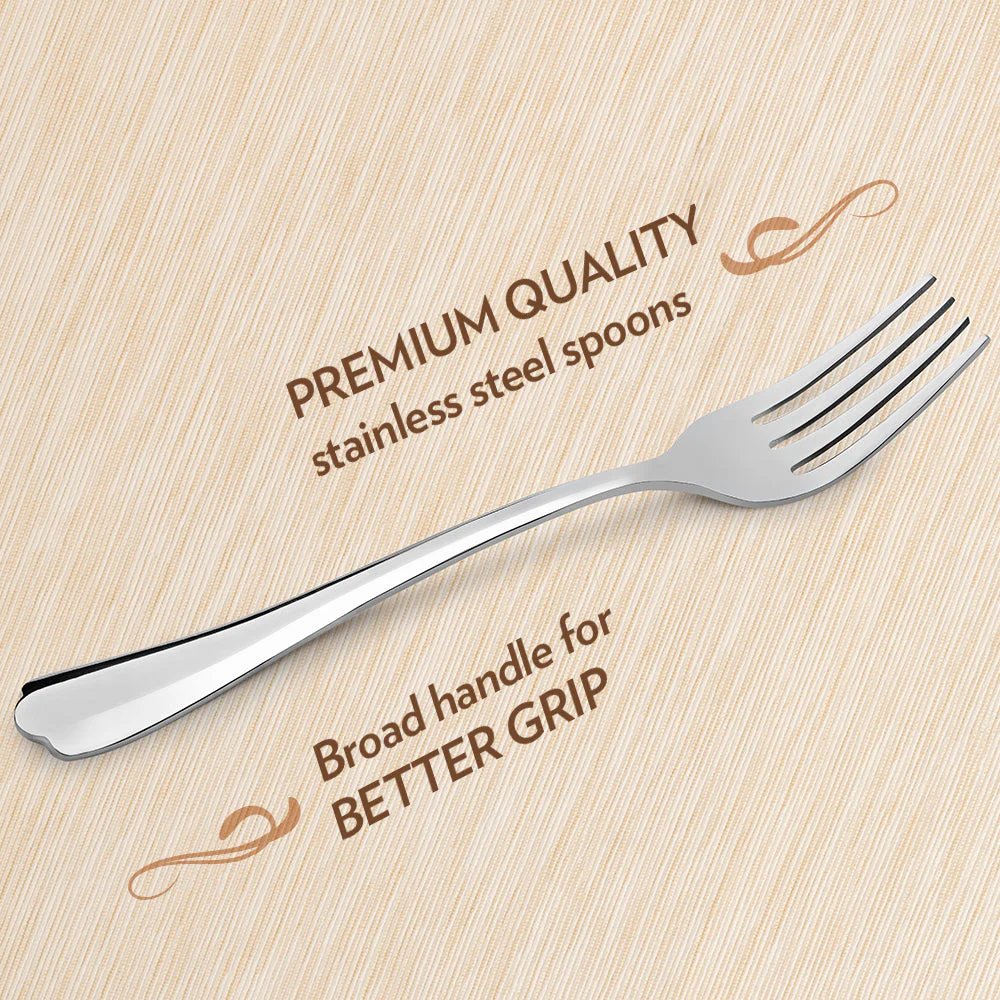 Borosil Eva Dinner Fork, Set of 6-18 cm - Image 6