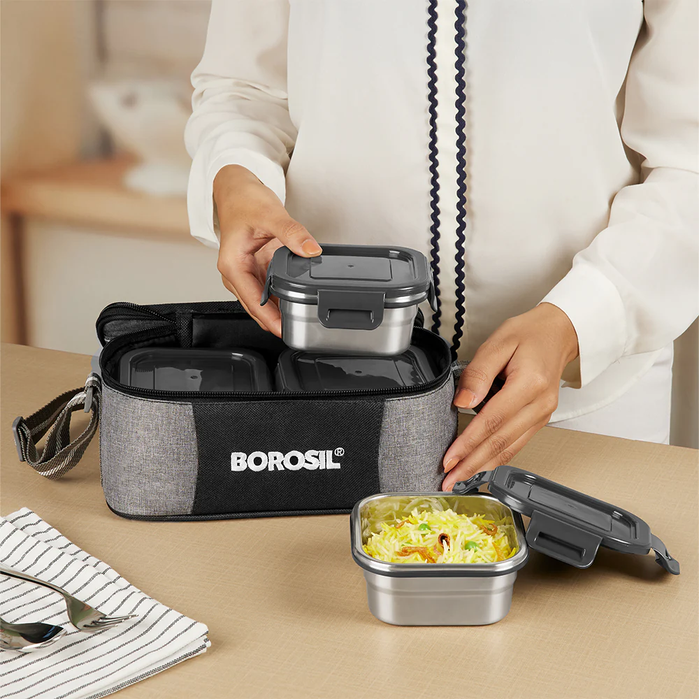 Feast Stainless Steel Square Tiffin Box - Virtual_Bundle - Image 9