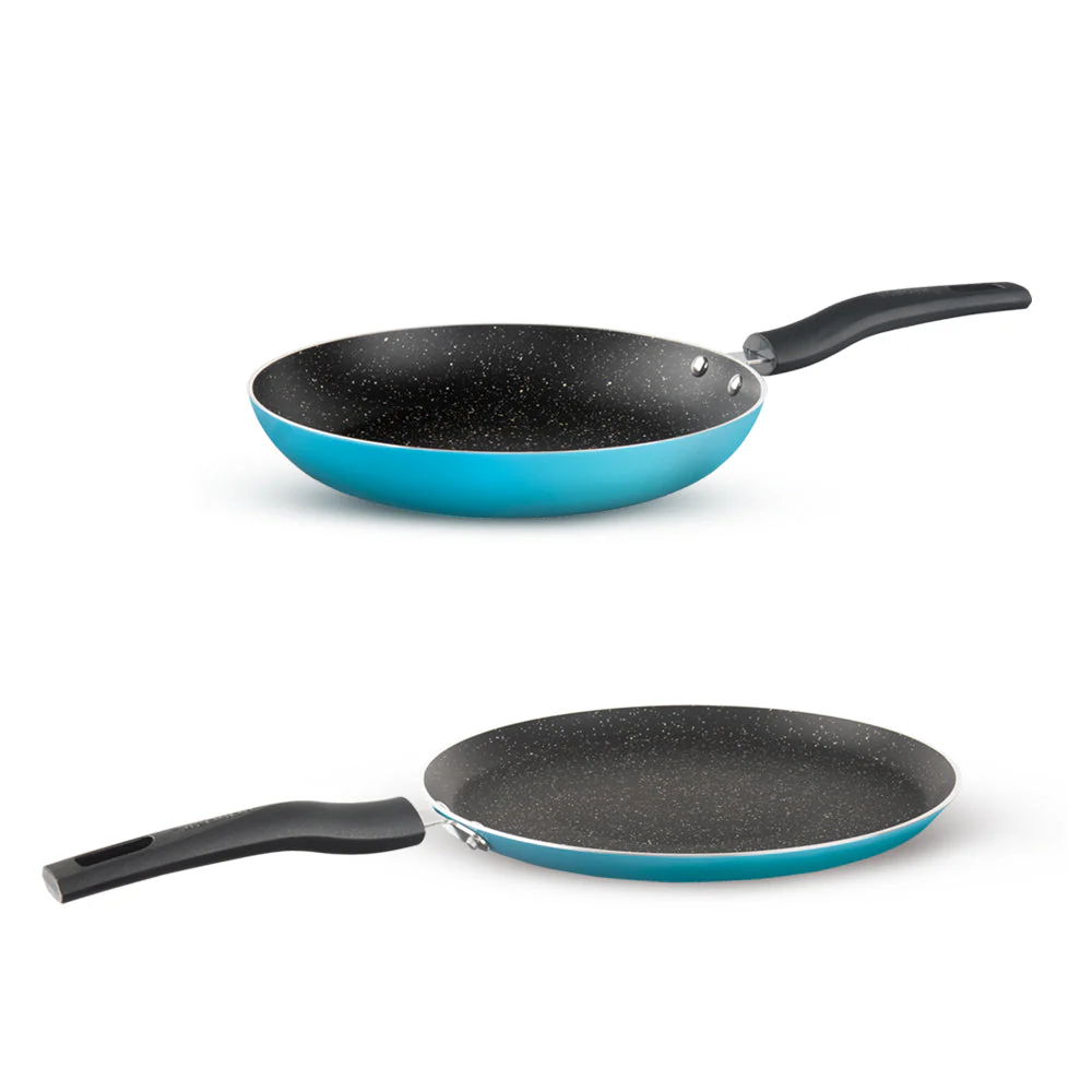 Festive Glory Cookware Set, Blue - Image 2