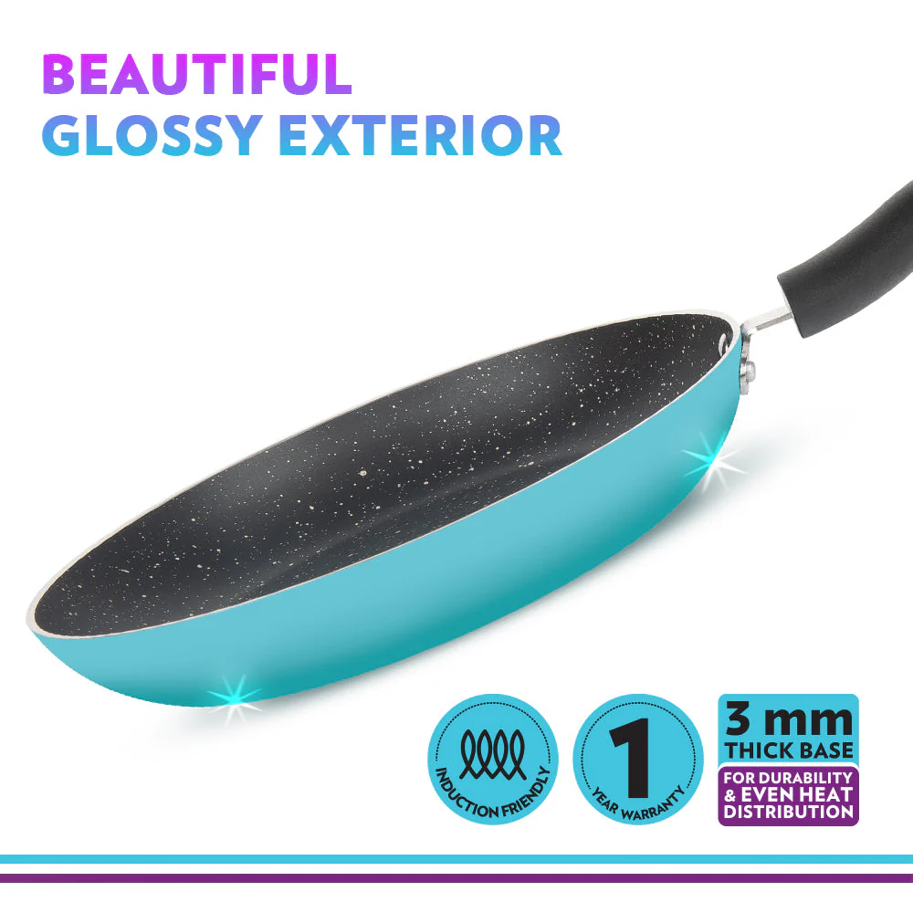 Festive Glory Cookware Set, Blue - Image 4