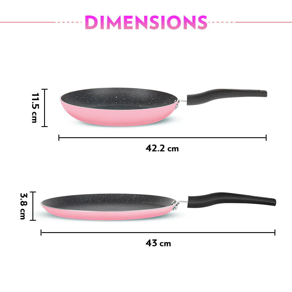 Festive Glory Cookware Set, Pink - Image 3