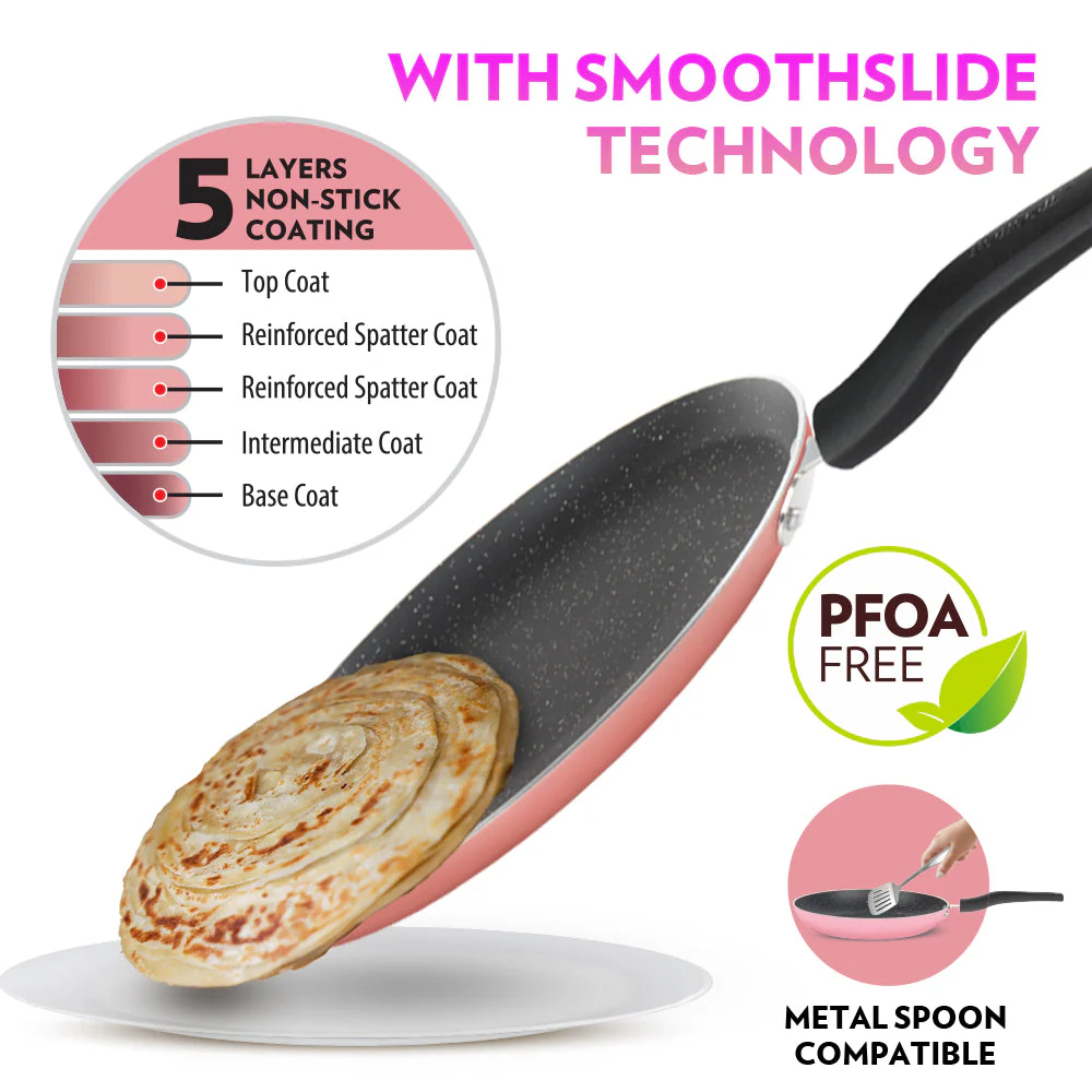 Festive Glory Cookware Set, Pink - Image 5