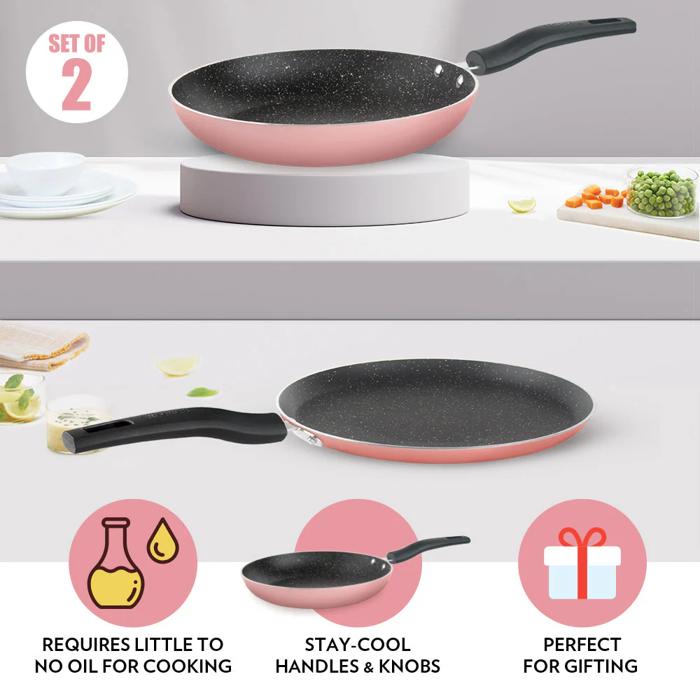 Festive Glory Cookware Set, Pink - Image 6