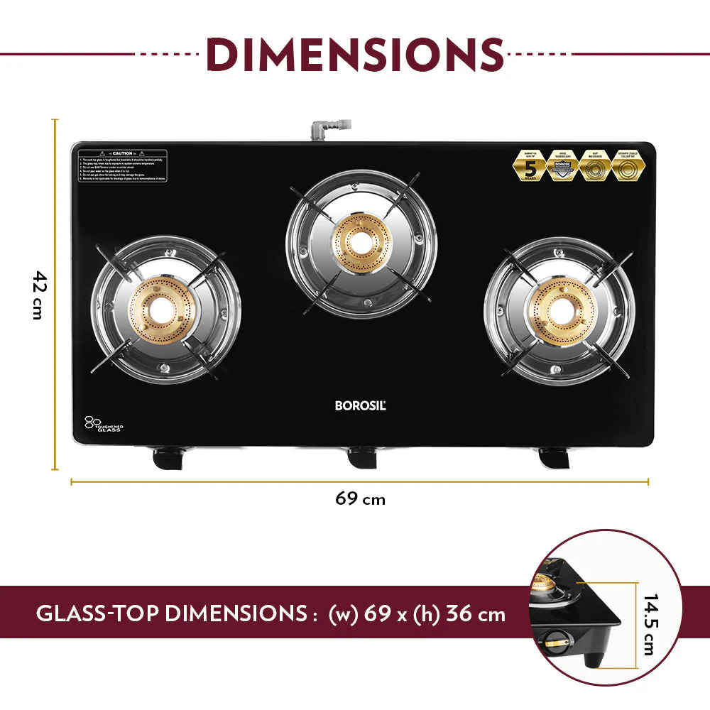 Flare Glasstop Gas stove - Image 3