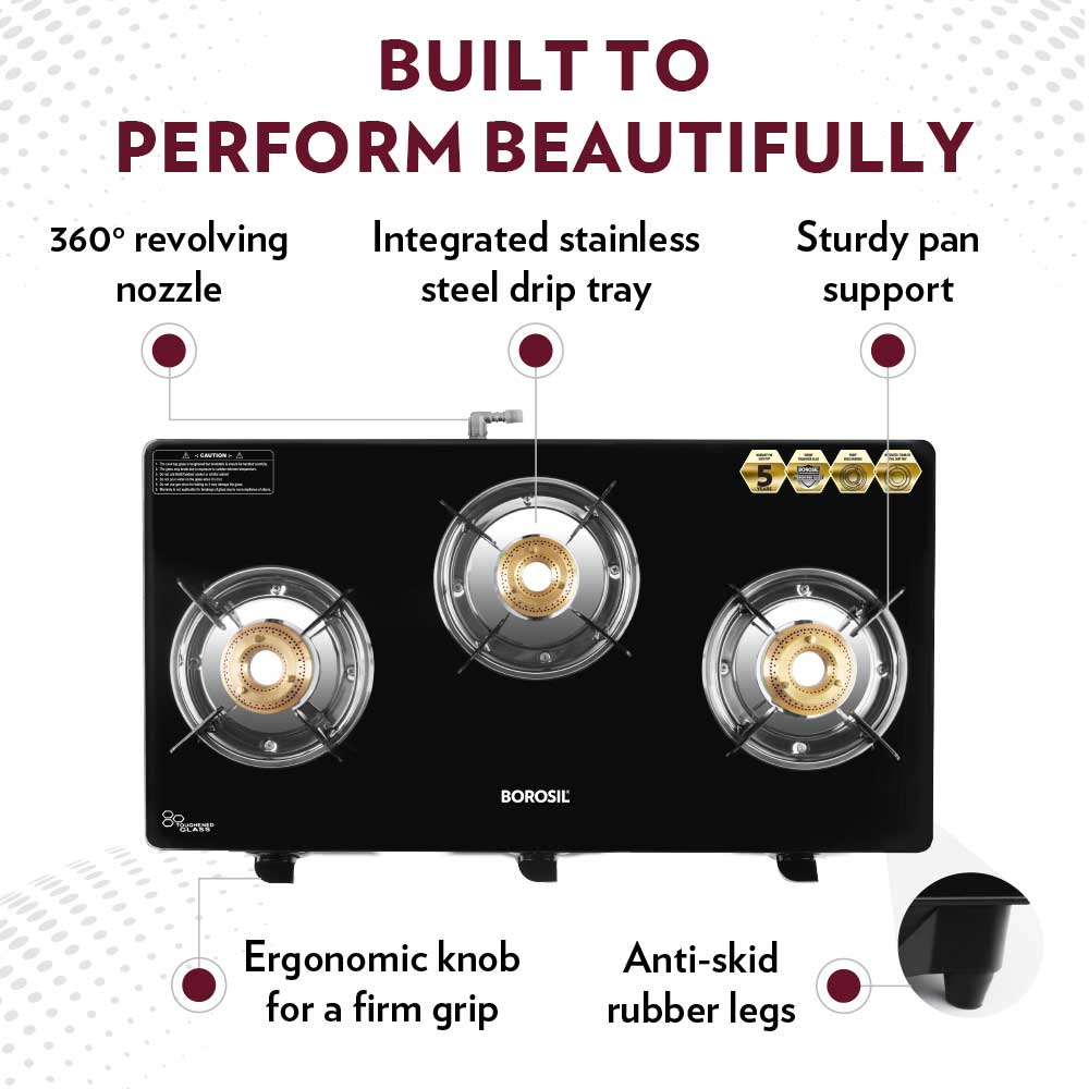 Flare Glasstop Gas stove - Image 5
