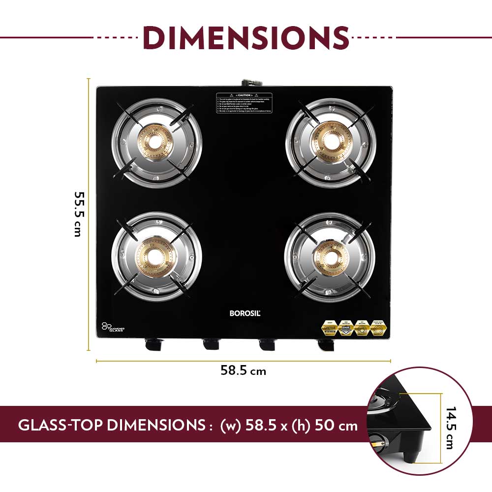 Flare Glasstop Gas stove - Image 4