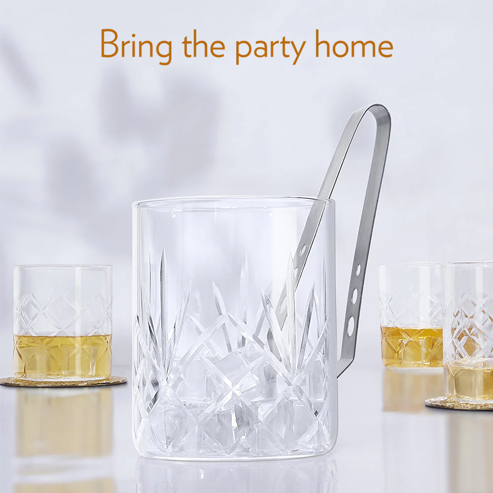 Borosil Glass Ice Bucket, 600ml - Image 4