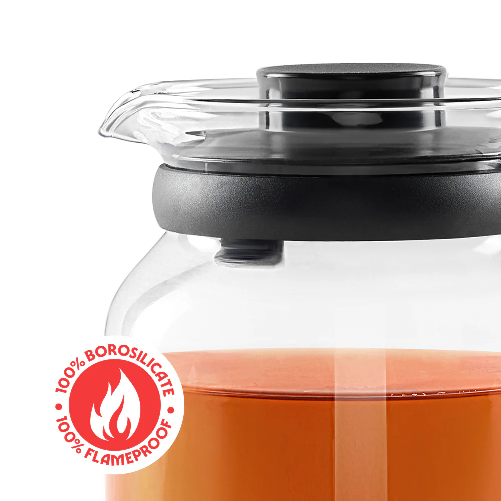Borosil Carafe w Inbuilt Strainer, 1.2L - Image 2