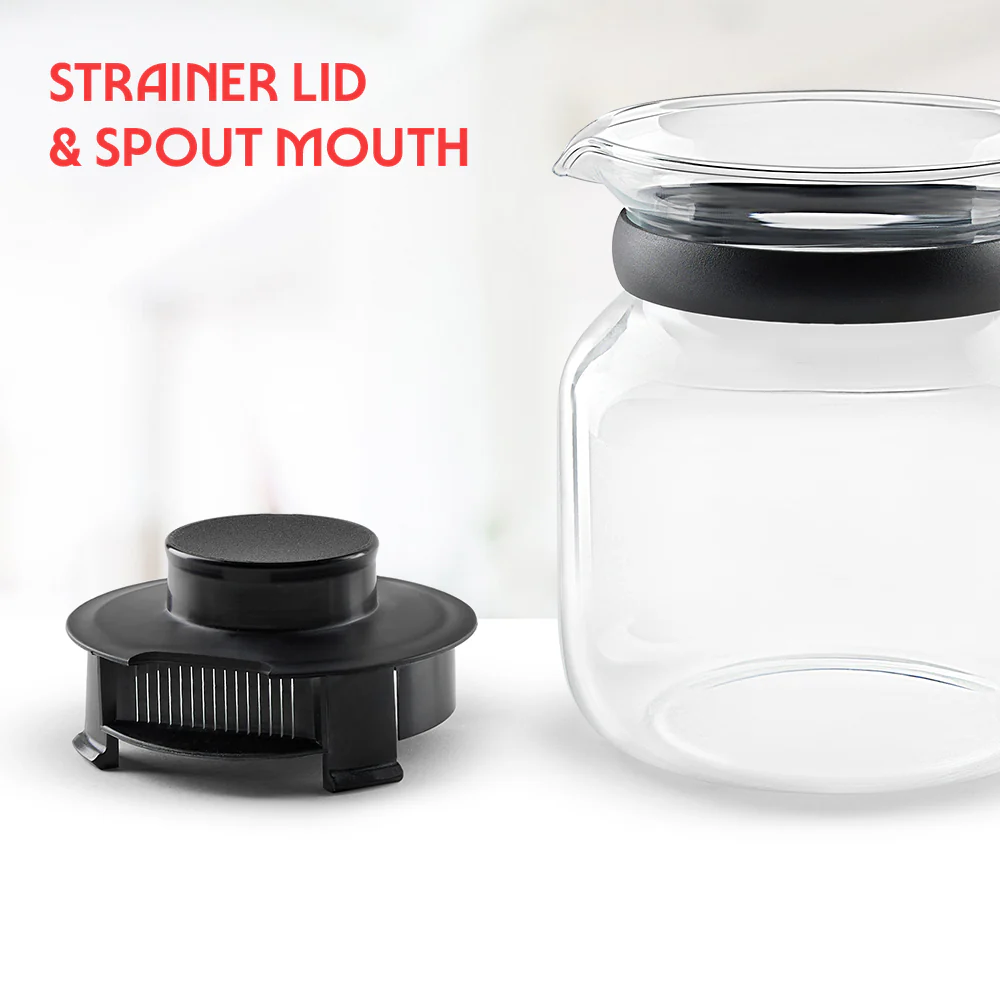 Borosil Carafe w Inbuilt Strainer, 1.2L - Image 5