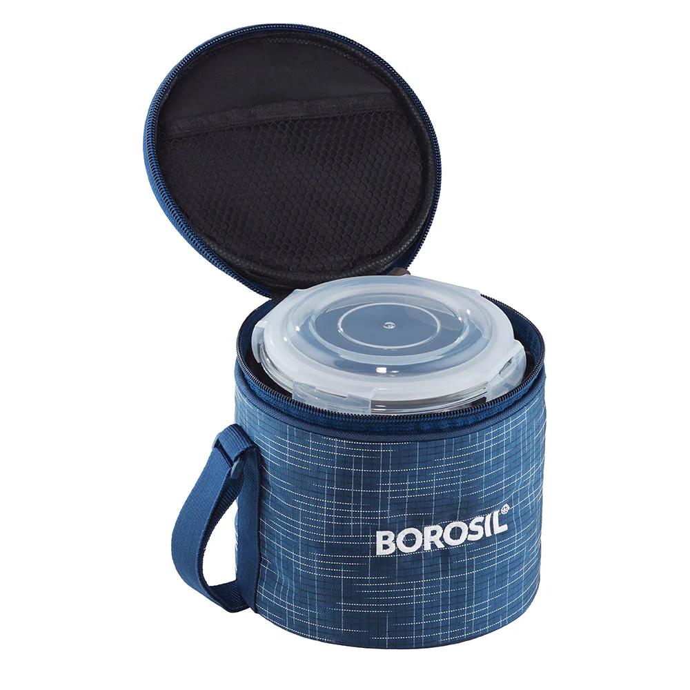 Indigo Round Glass Lunchbox - Image 5
