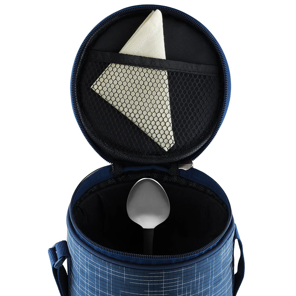 Indigo Round Glass Lunchbox - Image 7