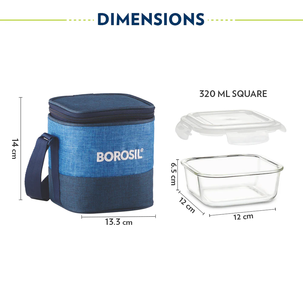Prime Square Glass Lunchbox - Image 3
