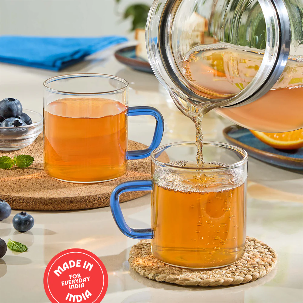 Borosil Blue Vision Classic Mug Set - Image 7