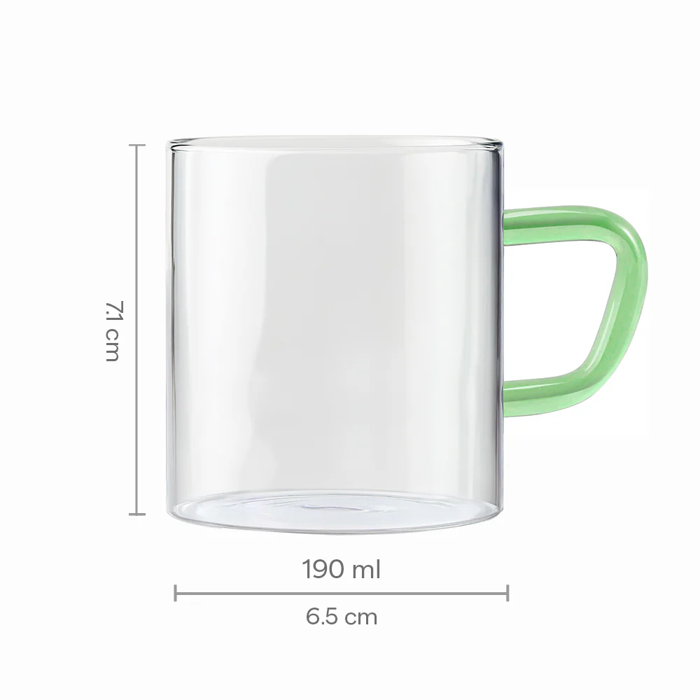 Borosil Green Vision Classic Mug Set - Image 2