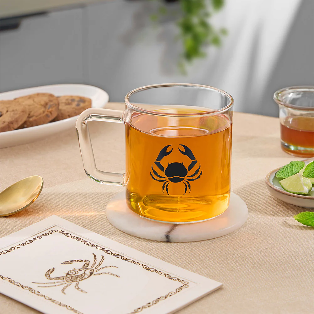 Borosil Zodiac Classic Mug, Cancer - Image 2