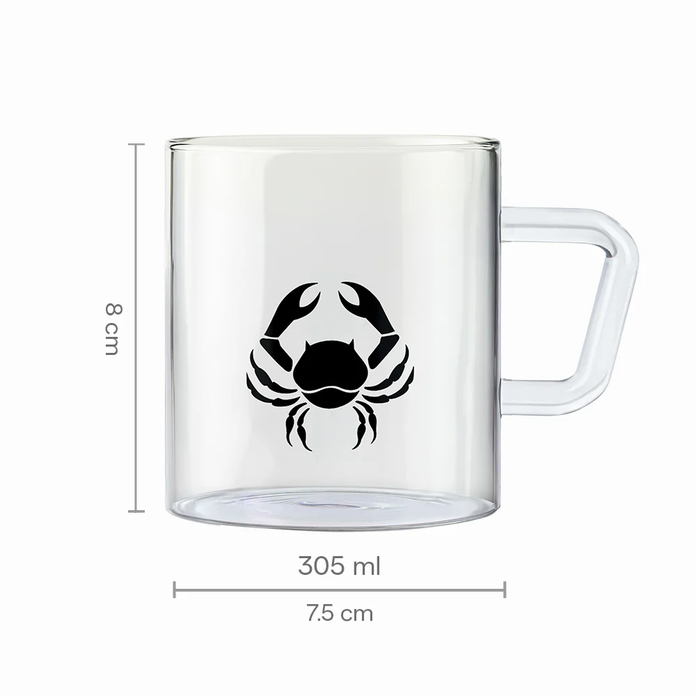 Borosil Zodiac Classic Mug, Cancer - Image 3