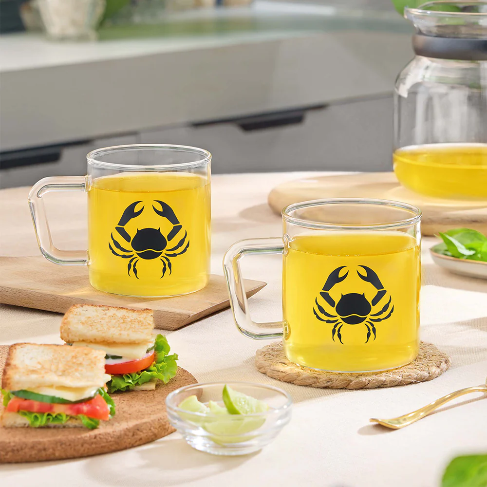 Borosil Zodiac Classic Mug, Cancer - Image 8