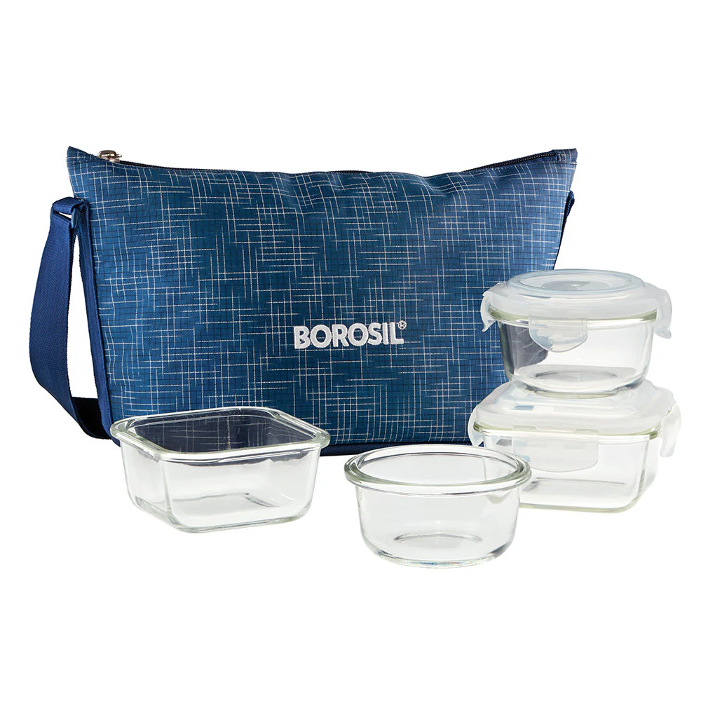 Indigo Daisy Universal Glass Lunchbox - Image 3