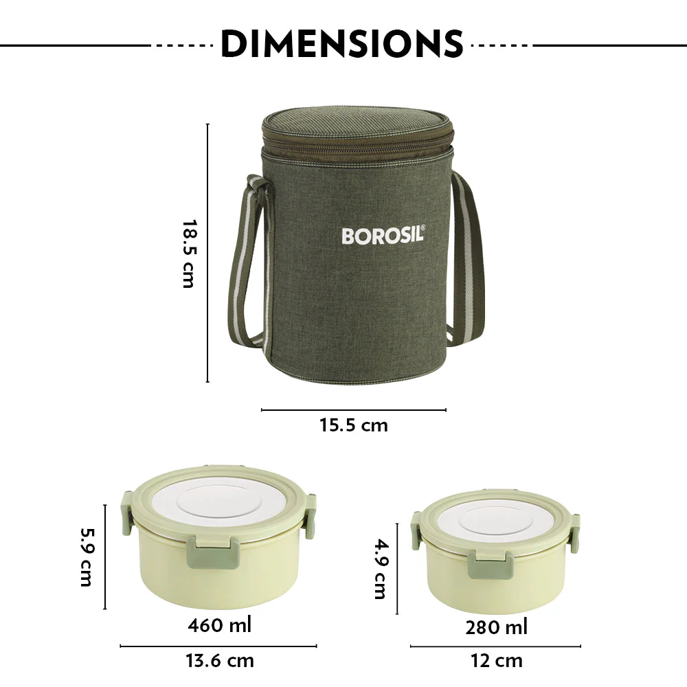 Glory Round Lunchbox, Green - Image 4