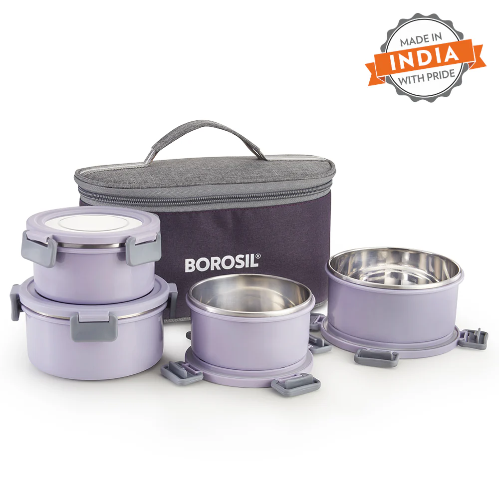 Glory Round Lunchbox, Lavender - Image 3
