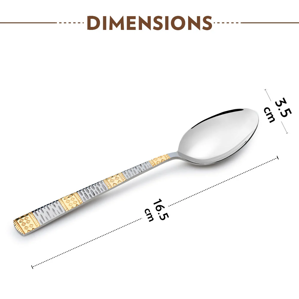 Gold Dessert Spoon Set - Image 4