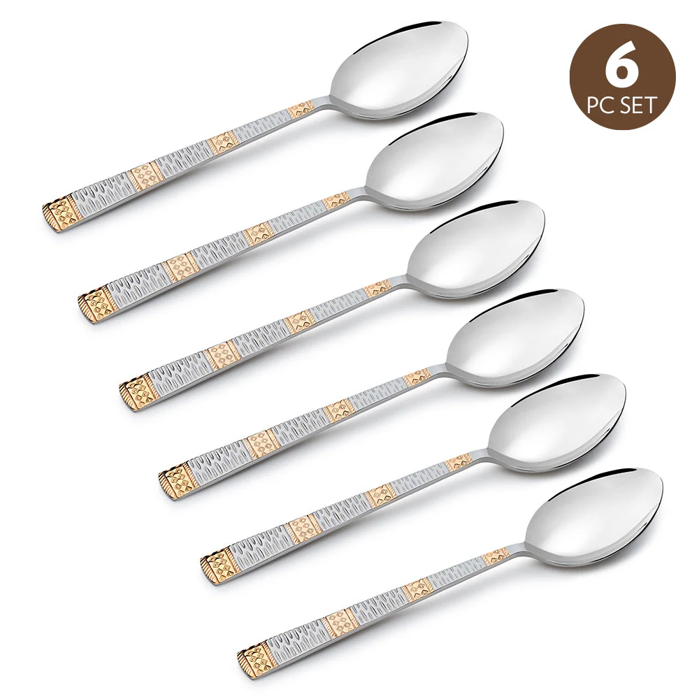 Gold Dinner Spoon Set - Image 3