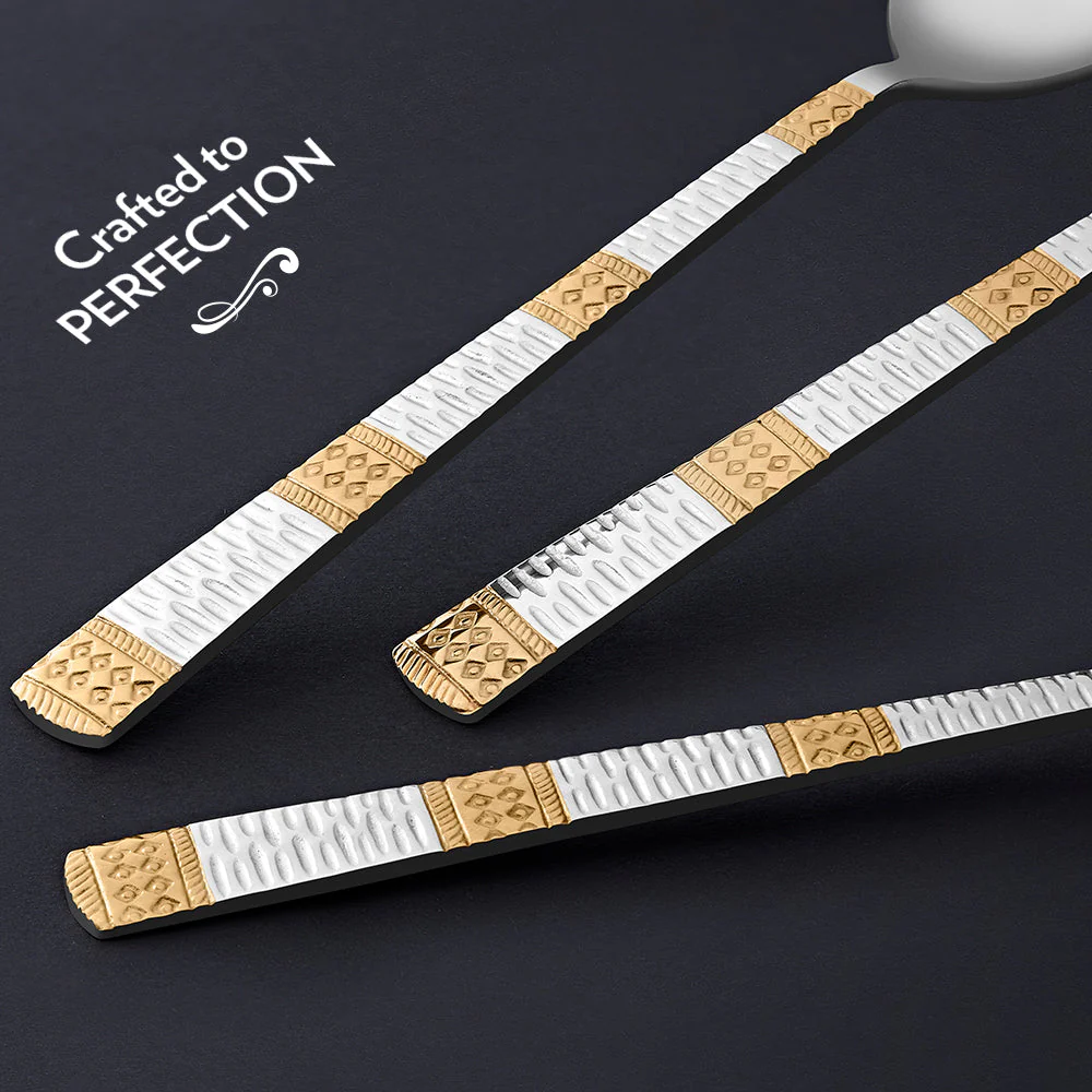 Gold Dinner Spoon Set - Image 5