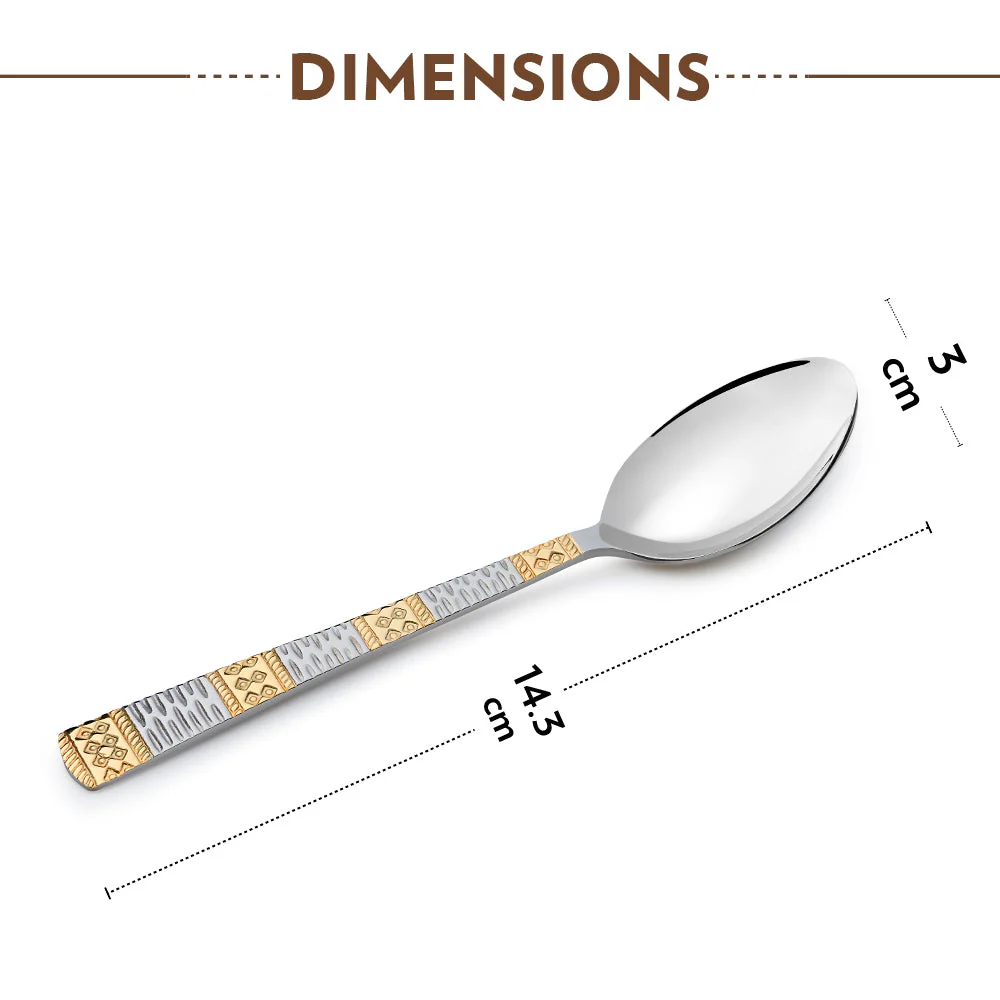 Gold Tea Spoon Set - Image 3