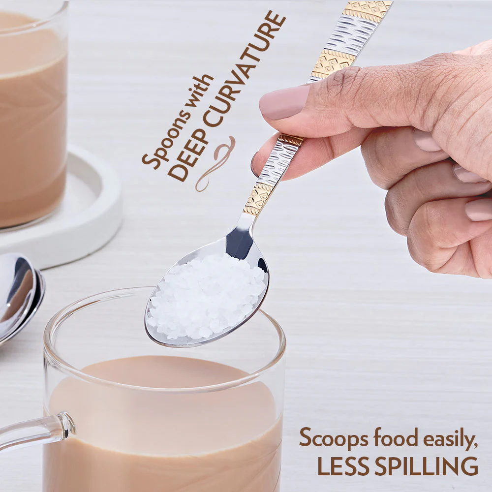 Gold Tea Spoon Set - Image 5