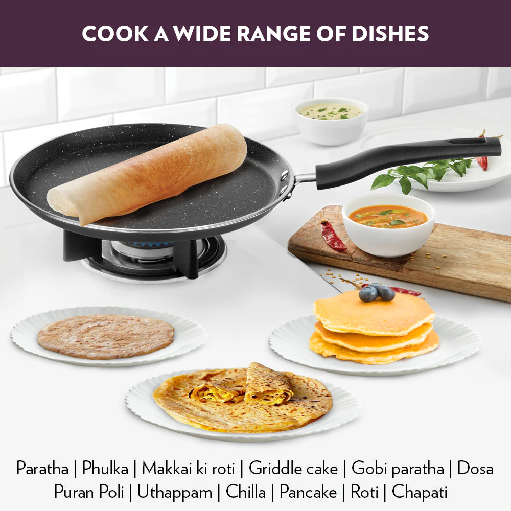 Granito Nonstick Flat Tawa - Image 7