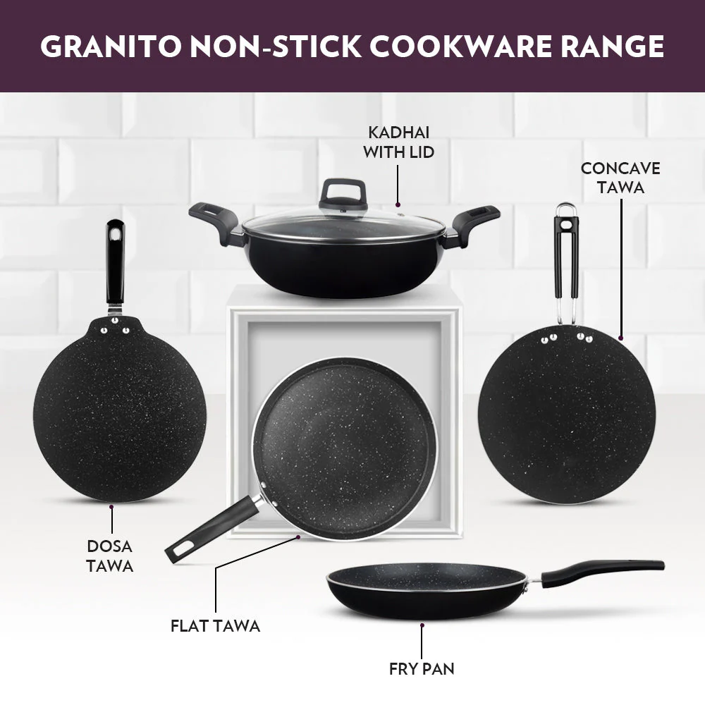Granito Nonstick Concave Tawa - Image 8