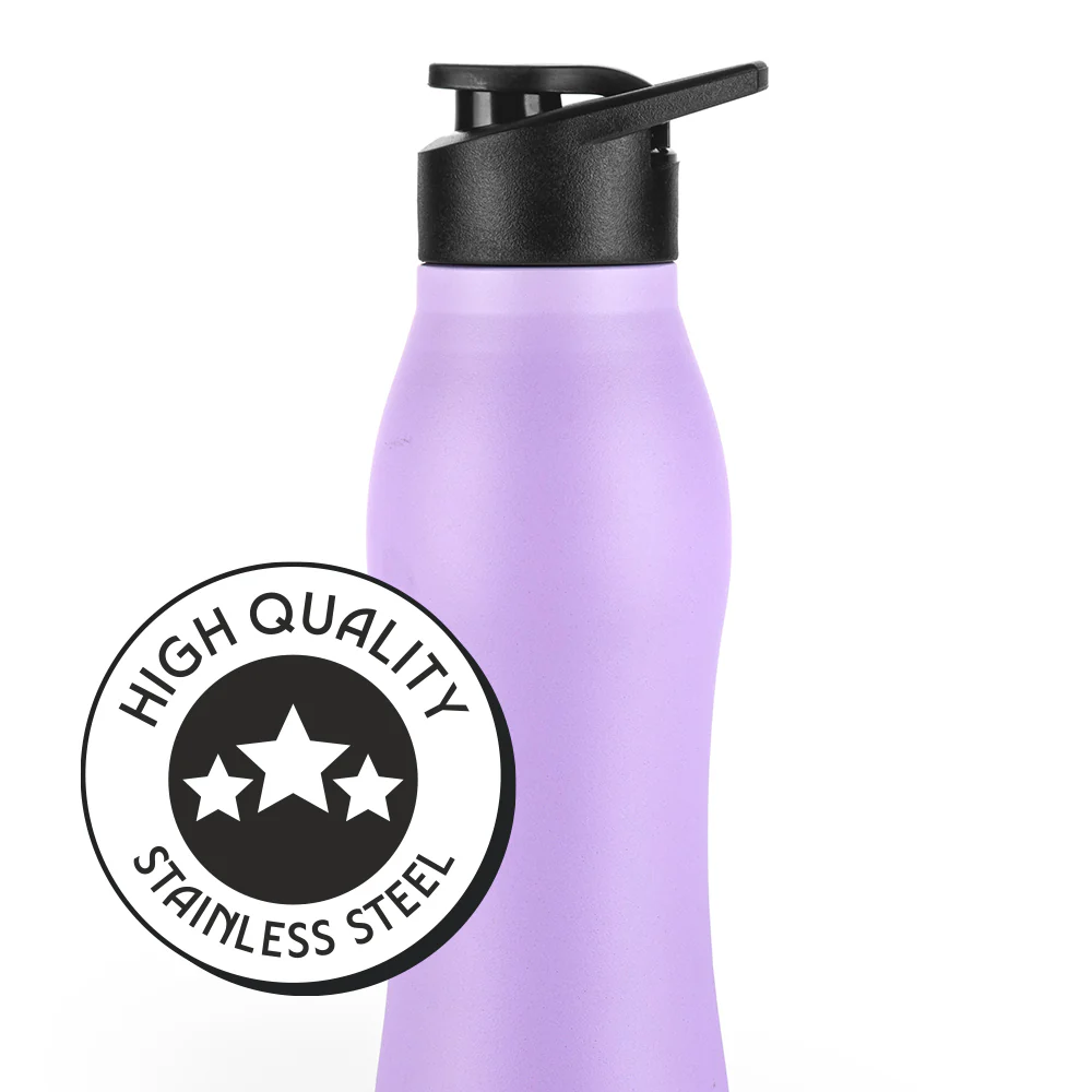 GripGo Single Wall Bottle, Purple - Image 2