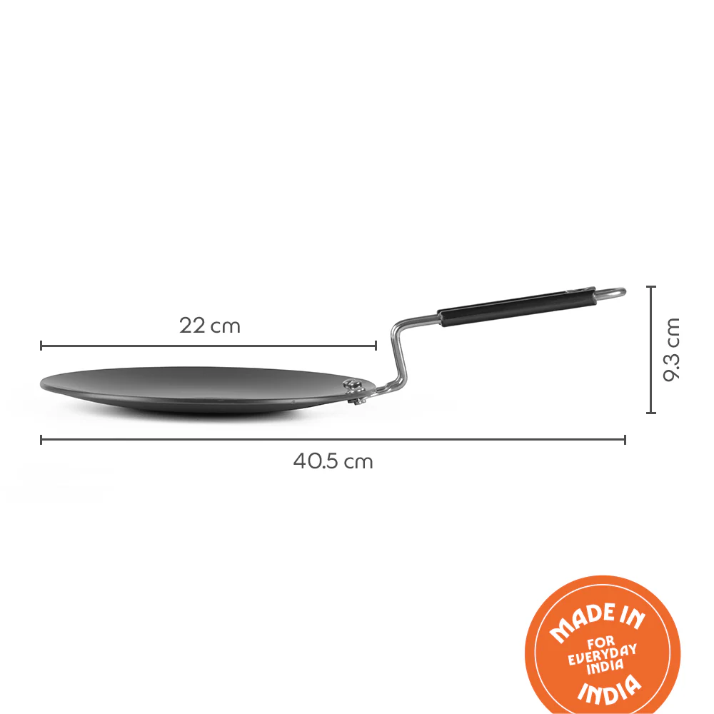 Hard Anodized Concave Tawa - Image 3