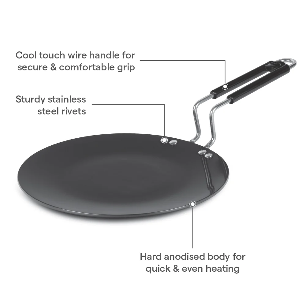 Hard Anodized Concave Tawa - Image 7