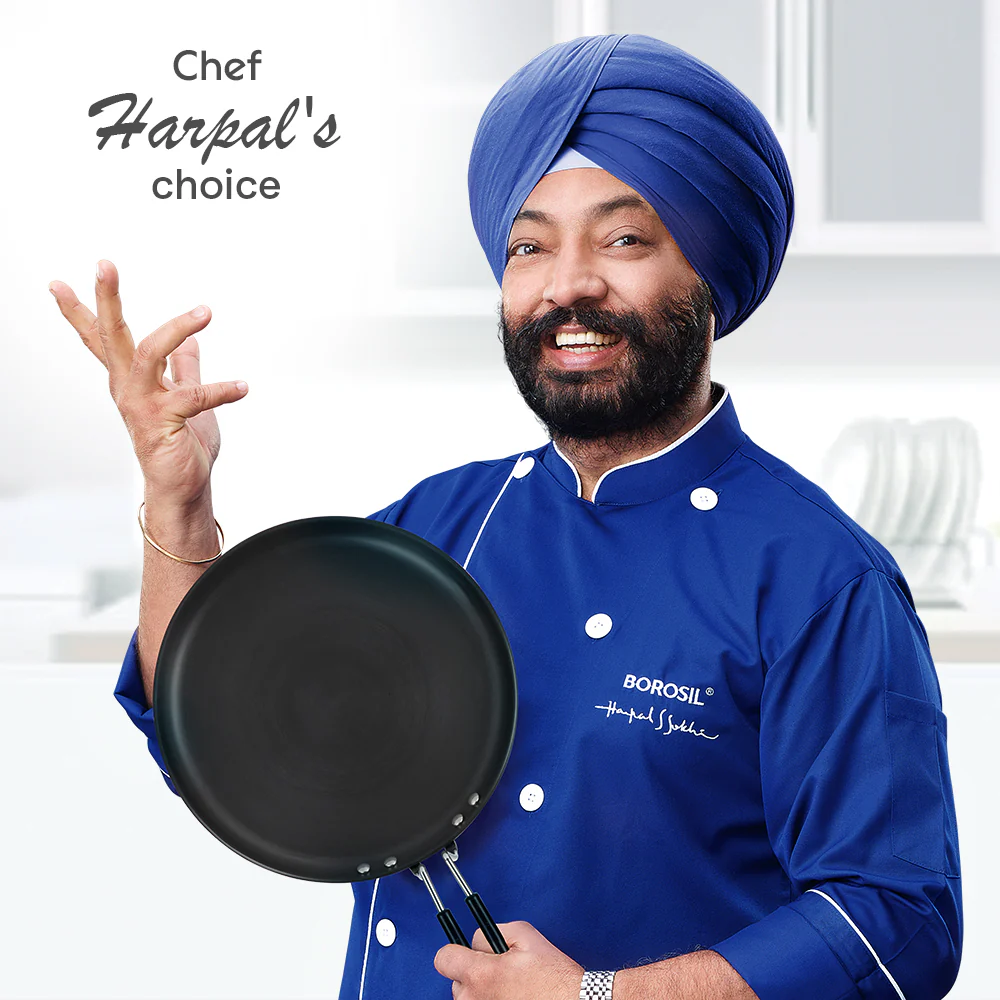 Hard Anodized Induction Base Flat Tawa - Image 8