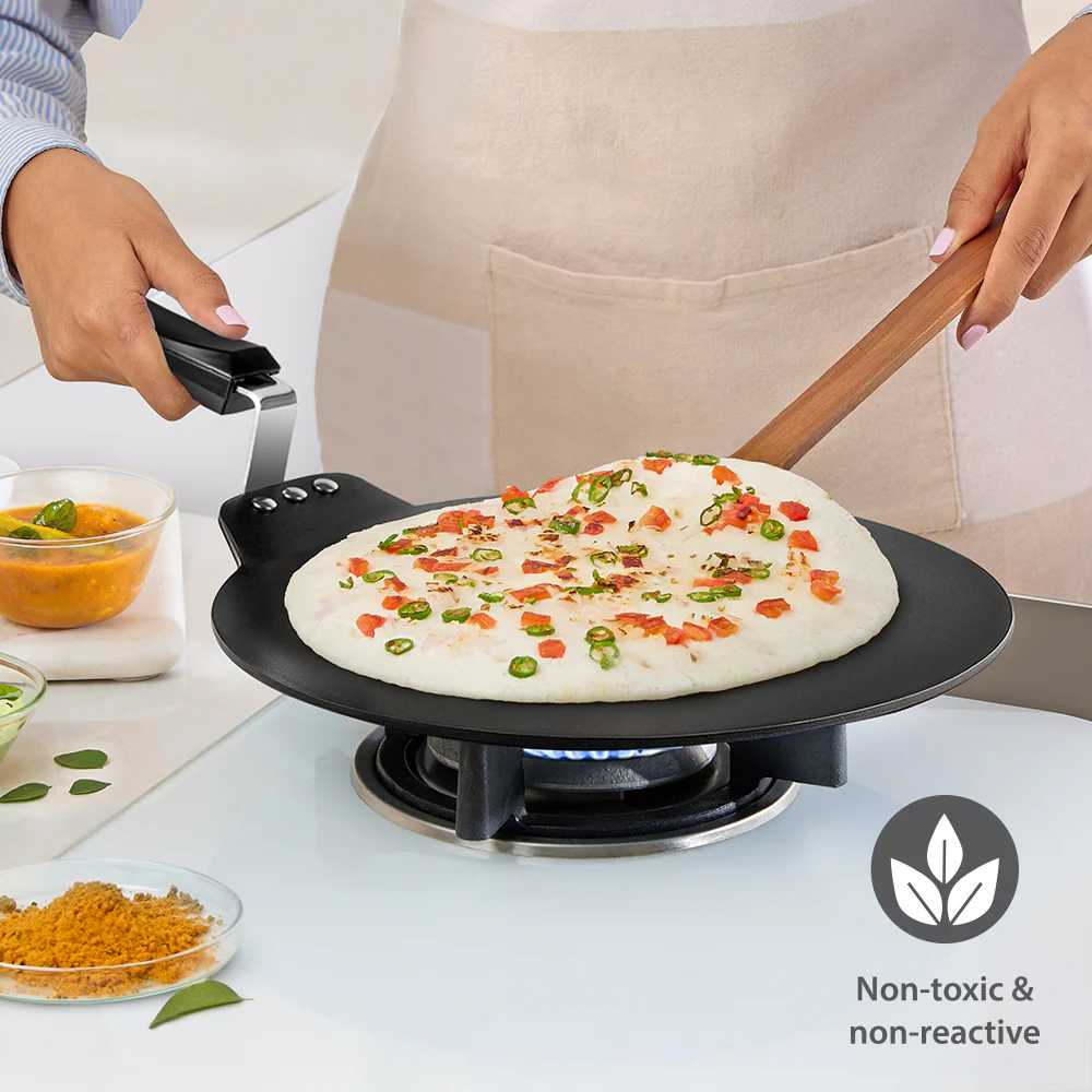 Hard Anodized Induction Base Nonstick Dosa Tawa - Image 6